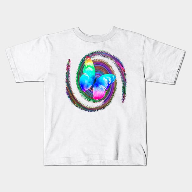 ButterflyButterfly Graphic Design Graphic Design Kids T-Shirt by albaley